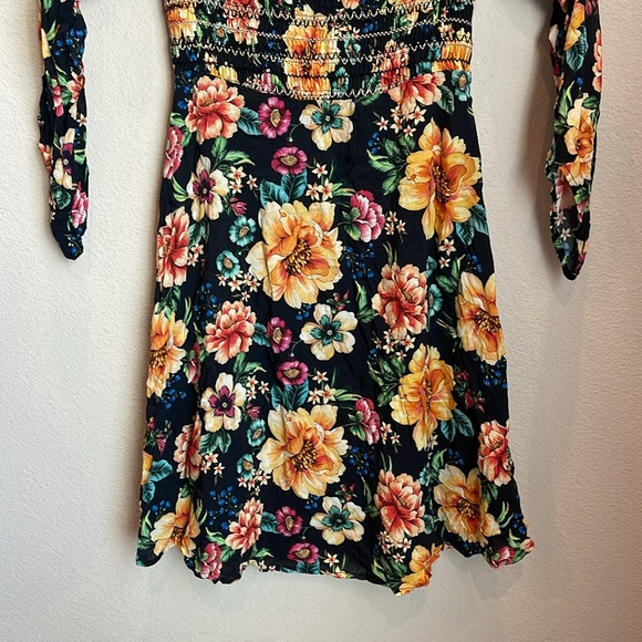 NWT FARM Rio x Anthropologie Sasha Off The Shoulder Dress Size XS - Picture 4 of 10